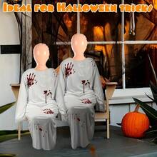 3pcs Inflatable Human Model, Inflatable Dummy, Inflatable Zombie Model - Suitable For Party Events, Prank Games, Practical Role Play, Halloween Decoration Horror Props, Crime Scene, Yard And Home Decor, Scene Setup And More - Inflatable Human Body Model - View 6