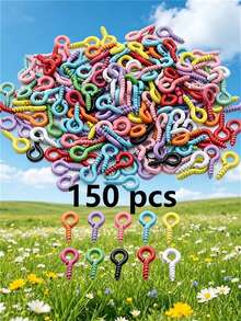 Stainless Steel Eye-Shaped Screw Pins, 100/2000pcs Multi-Color Assorted Pack, Screw Eye Keychain Rings, Suitable For DIY Jewelry Making Accessories - Eye Needle - View 31