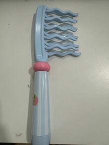 Double Row Wavy Tooth Curling Comb With Handle, Scalp Massage Brush, Volumizing Comb, Salon-Grade Anti-Static Curling Styling Comb - A - View 8