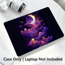 1pc Protective Case, Moon And Cloud UV Printed Pattern, Laptop Protective Cover, Minimalist Lightweight Durable Protective Case Compatible With Macbook Air Pro 13.3 13.6 14.2 15.3 16.2 Inch, Suitable For 13 Inch Neo Laptop Protective Case A3404 Model - View 7