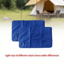 2pcs Inflatable Travel Pillows, Portable Ultra-Light Air Camping Pillow, With Neck And Lumbar Support, Washable Air Pillow, Suitable For Airplane, Car, Office Nap, Hiking, Backpacking, Multifunctional Travel Pillow, Suitable For Various Occasions - Multicolor - View 12