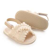 Summer 0-1 Years Old Infant Girl Cute Delicate Soft Sole Breathable Walking Sandals - Apricot - View 2