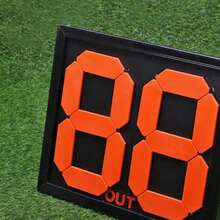 2-Player Substitution Board Double-Sided Display Football Basketball Volleyball Substitution Board Referee Exclusive - Multicolor - View 6