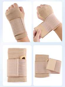 Wrist Brace Compression Wrist Support Splint For Women Men Adjustable Wrist Strap Compression Wraps Fit Right Left Hand For Gym Weightlifting Home Exercise Fitness Cycling Gloves Workout Equipment Hiking Gear Bikes Travel Essentials Accessories - Multicolor - View 8