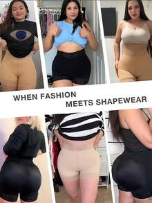 1 Pc Women Butt Lifter Panties Lace Tummy Control Shapewear Shorts Faja Colombianas Moldeadoras Comfortable Underwear - Black - View 9