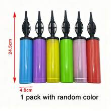 1/3 Pack - Balloon Air Pump, Manual Air Pump, Portable Foot Pump, Suitable For Halloween, Christmas, Party Supplies, Birthday Party, Celebration, Wedding, Balloon Inflation (Random Color) - Multicolor - View 13
