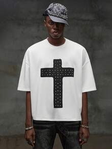 Men T-Shirts - 白色 - 查看 2
