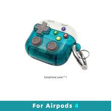 Game Controller Shaped Earphone Protective Case For AirPods 4/Pro2/Pro3 Universal With Stand Hook Anti-Drop - View 11
