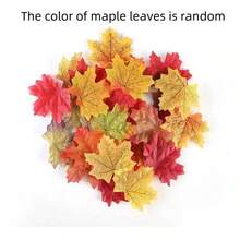 50pcs Artificial Pumpkins, Autumn Harvest Artificial Pumpkin Set, Home Decor, Autumn Pumpkin Decoration Set, Mini Artificial Gourds, Maple Leaves, Acorns Decoration, Suitable For Home, Wedding, Autumn Tabletop Display, Halloween, Thanksgiving, Harvest Farmhouse Table Multi-Layer Tray Set, Best Seasonal Holiday Decoration Supplies - Multicolor - View 9