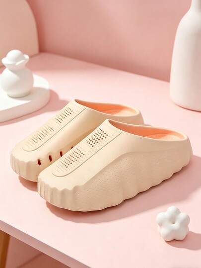 Women's EVA Lightweight Toe Massage Slippers, Sports Massage Granule Thick Sole Clog Shoes, Women's Outdoor New Casual Sports Slippers, Fashion Beach Shoes
