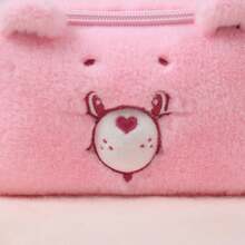 Care Bears Plush Makeup Bag With Handle, Portable Travel Toiletry Organizer Bag For Girls, Gift - Multicolor - View 10