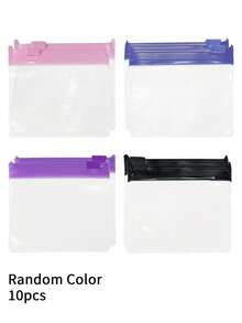 2/5/10/30pcs Reusable Zipper Pill Bags Set, Multi-Color Self-Sealing Medicine Storage Bags, Semi-Transparent Travel Pill Pouches With Sliding Lock, Can Store Pills And Small Items, Suitable For First Aid Kit, Travel Accessories, Travel Storage, Travel Essentials, Travel Supplies, College Vacation, Cruise Trip, Summer Vacation, Outdoor Camping, Hiking, Hunting And More - Multicolor - View 11