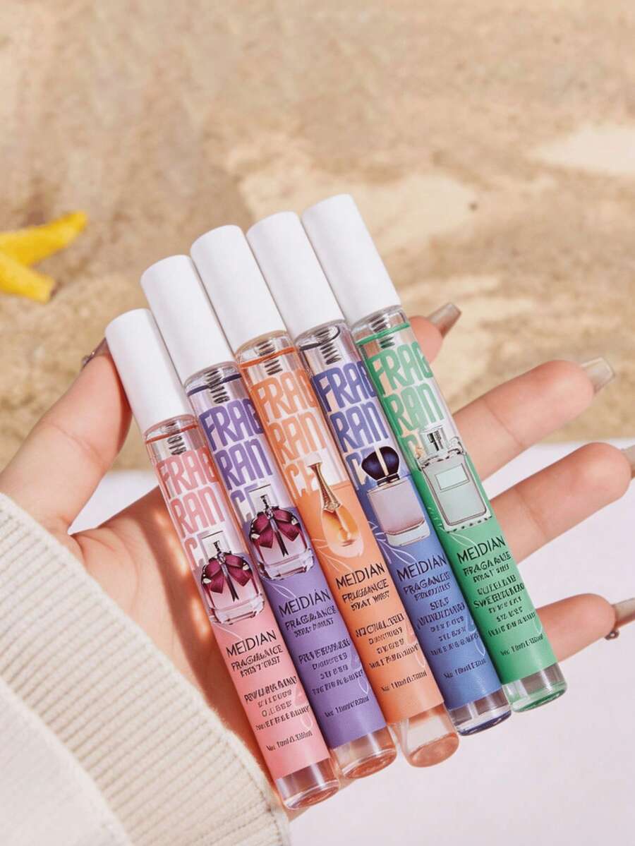5件/1件 10ml 花香室內噴霧,注入橙花、柑橘、鈴蘭、玫瑰花瓣、橙花、熱帶水果與花果混合香調,多層次持久自然清新迷人香氣,適用於室內、汽車、臥室、宿舍、辦公室、旅行、假期、派對,夏季旅行必備,全新假期禮物/度假必備 - A - 查看 1