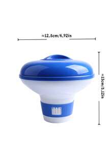 Automatic Floating Pill Dispenser For Swimming Pool - Automatic Pool Chemical Dispenser, Made Of Durable Plastic, Easy For Pool Maintenance, Featuring An Integrated Floating Design. When The Tank Is Full, It Floats On The Pool Surface, Enhancing The Overall Aesthetics Of The Pool. (Cleaning Tablets Not Included) - Multicolor - View 2