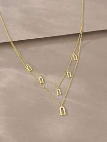 Brincos de Ouro 18k, Colar de Zircônia de Cobre, Conjunto Elegante de Luxo de Alta Qualidade, Adequado para Uso Diário, Encontros, Festas e Presentes - Dourado - Visão 9