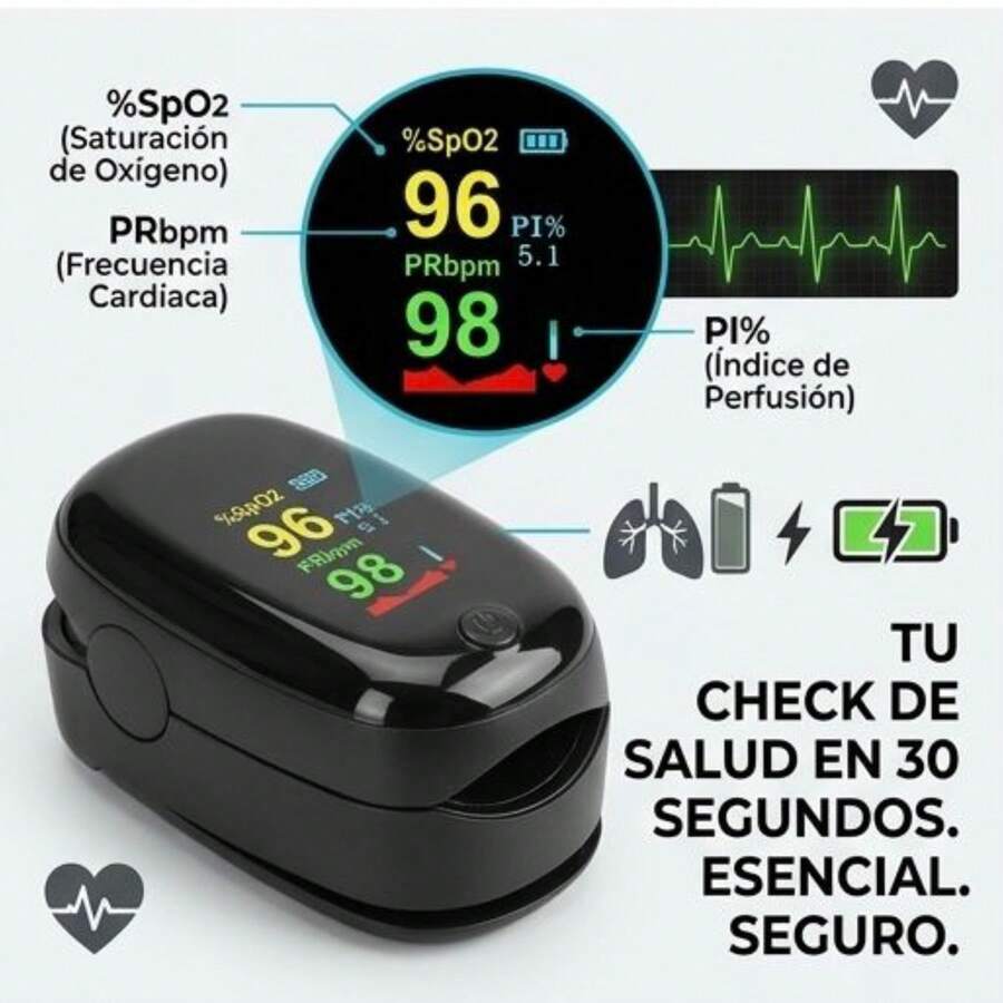 Digital Pulse Oximeter Oxygen Meter For Adult - View 1