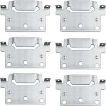 8PCS 116791 Heavy Duty Midbeam Bed Monunting Brackets Camper Conversion Brackets - Silver - View 2