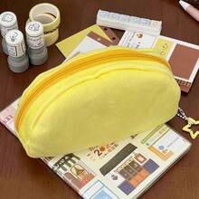 San-X Rilakkuma New Cute Relaxed Bear Pencil Case, Ins-Style Cute Girl Student Makeup Bag, Large Capacity Stationery Storage - Multicolor - View 6