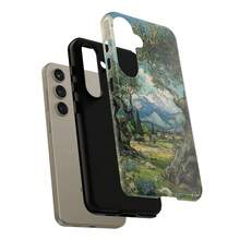 Van Gogh Olive Tree Phone Case, Artistic And Durable Phone Case, Suitable For Samsung, An Ideal Gift For Art Lovers - 白色1 - 查看 6