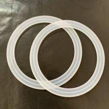 2入可重複使用矽膠密封圈 防漏墊圈 多功能家用密封墊圈 - 80x63x2.5mm - 查看 7