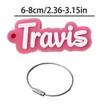 Personalized Acrylic Name Bag Tag, Customized Backpack Name Charm/Keychain, School Bag Charm, Lunch Box Label, Mommy Bag Tag, Boys & Girls Initial Keychain, Back To School Gift, Christmas, Birthday Gift, Unique Gift, Bag Jewelry - C-name Keychain - View 17