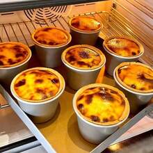 6pcs Multi-Size Cake Molds - Leak-Proof Aluminum Pudding Cups, Easy To Remove, Suitable For Egg Tarts, Cupcakes, Pudding, Perfect For Holiday Parties And Daily Baking | Round Cake Molds | Durable Baking Pans - Silver - View 8