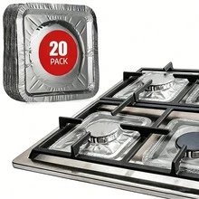 Heat-Resistant Disposable Gas Stove Liner, Oil-Proof Cooktop Protector Pad, Suitable For Daily Home Cooking Cleaning Supplies - Multicolor - View 8