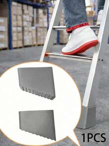 1pc Heavy-Duty Non-Slip Rubber Ladder Feet, Anti-Slip Foot Covers, Universal Ladder Caps Suitable For Telescopic Ladders, Durable For Both Home And Industrial Use, Ladder Additions, Textured Non-Slip Surface, Secure Fit Design - Multicolor - View 9