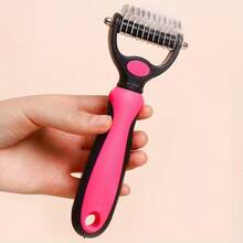 Pet Cleaning Brush Pet Deshedding Brush Dog Comb Deshedding Tool Hair Cleaning Brush - Multicolor - View 2