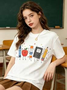 Women T-Shirts - White - View 2