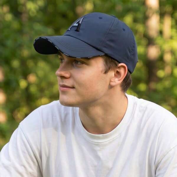 Men's Summer Outdoor Casual Baseball Cap Hip Hop Hat Letter Embroidery Baseball Cap Sun Protection Hat