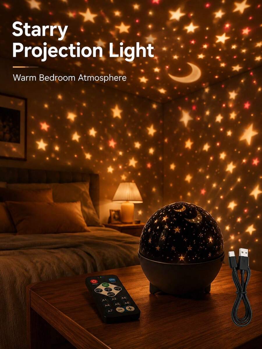 1pc [LED Night Light] Cylindrical Transparent Textured Water Ripple Lamp, USB Powered Suitable For Bedroom Bedside, Dorm Desk And Leisure Space
