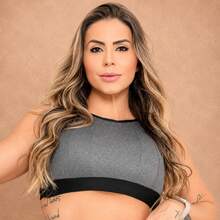 Women Sports Tees & Tanks - Gris - View 9