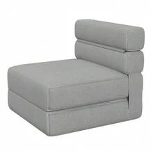 Sofa Bed Set - Light Grey - View 5