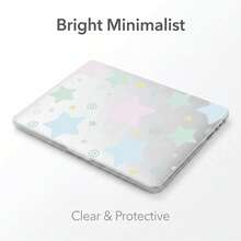 2件裝半透明磨砂全覆蓋MacBook保護殼，超薄硬塑防指紋筆電保護殼，相容13 Neo/13.3 Air/13.3 Pro/13.6 Air/14.2 Pro/15 Air/16.2 Pro - 查看 7