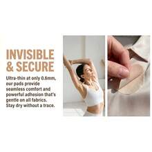 Disposable Underarm Sweat Pads Set, Multi-Layer Absorbent Fabric Locks Excess Underarm Sweat Effectively. Prevent Sweat Stains On Clothes, Skin-Friendly Adhesive With No Sticky Residue For Daily All-Day Wear. - A - View 10