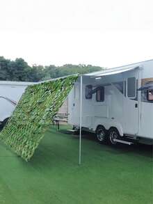 四季通用迷彩遮陽網，適用於露營、遮陽防護與裝飾。雙層叢林風設計，適合花園、露台、營地及農場圍欄，兼具實用性、美觀度與耐用性 - 多色 - 查看 7