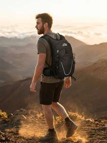 New Sports Hiking Backpack, Unisex, Large Capacity, Fashionable, Waterproof, Lightweight, Commuter Bag, Cycling Backpack, Outdoor Sports Hiking Backpack, Unisex, Fashionable, Lightweight, Commuter Bag, Cycling Backpack - Multicolor - View 6