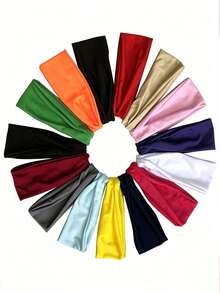1pc Solid Color Soft Knitted Sports Headband, Non-Slip Sweat-Absorbing Headband, Suitable For Yoga, Running, Gym - Multicolor - View 6