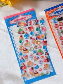 Children's 3D Bubble Stickers, 3D Design For Boys And Girls, Reusable Mini Stickers, Suitable For Phone Cases, Notebooks, DIY Crafts - Multicolor - View 10