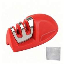 Mini Cute Mouse-Shaped 2-Stage Portable Knife Sharpener, Compact And Lightweight Blade Sharpening And Polishing Tool, Non-Slip Stable Base, Easy To Clean And Durable, Suitable For Home Cooking, Camping, Travel, Outdoor Picnic, BBQ, Includes Metal Mesh Cloth For Daily Knife Maintenance - Multicolor - View 10