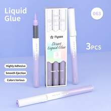 1pc Colorful Liquid Glue Pen, Multi-Functional Portable DIY Craft Envelope Photo Scrapbooking Quick Dry No Mess Glue Pen Tool - Colored Glue Pens - View 12