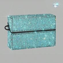 BLBLBL 1PC Multicolor Hanging Hole Keychain Luxury Shiny Rhinestone Cute Anti-Pressure Anti-Drop Electronic Cigarette Case FOR TEREA For ILUMA I, Handmade Diamond Style More Sparkling Under Light, Suitable As A Gift More Elegant - Diamond Version - View 18