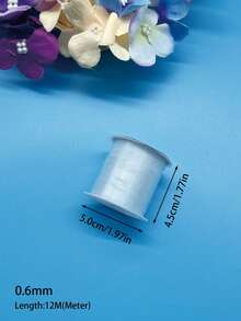 Transparent Non-Elastic Crystal Beaded String, 0.2mm-0.6mm 5 Sizes, High Strength Nylon Fishing Line, Suitable For Beaded Bracelets, Necklaces, Decorative Ornaments DIY - Fishing Line - View 11