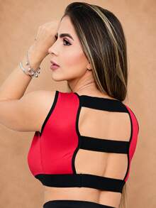 Women Sports Tees & Tanks - Rojo - Ver 2