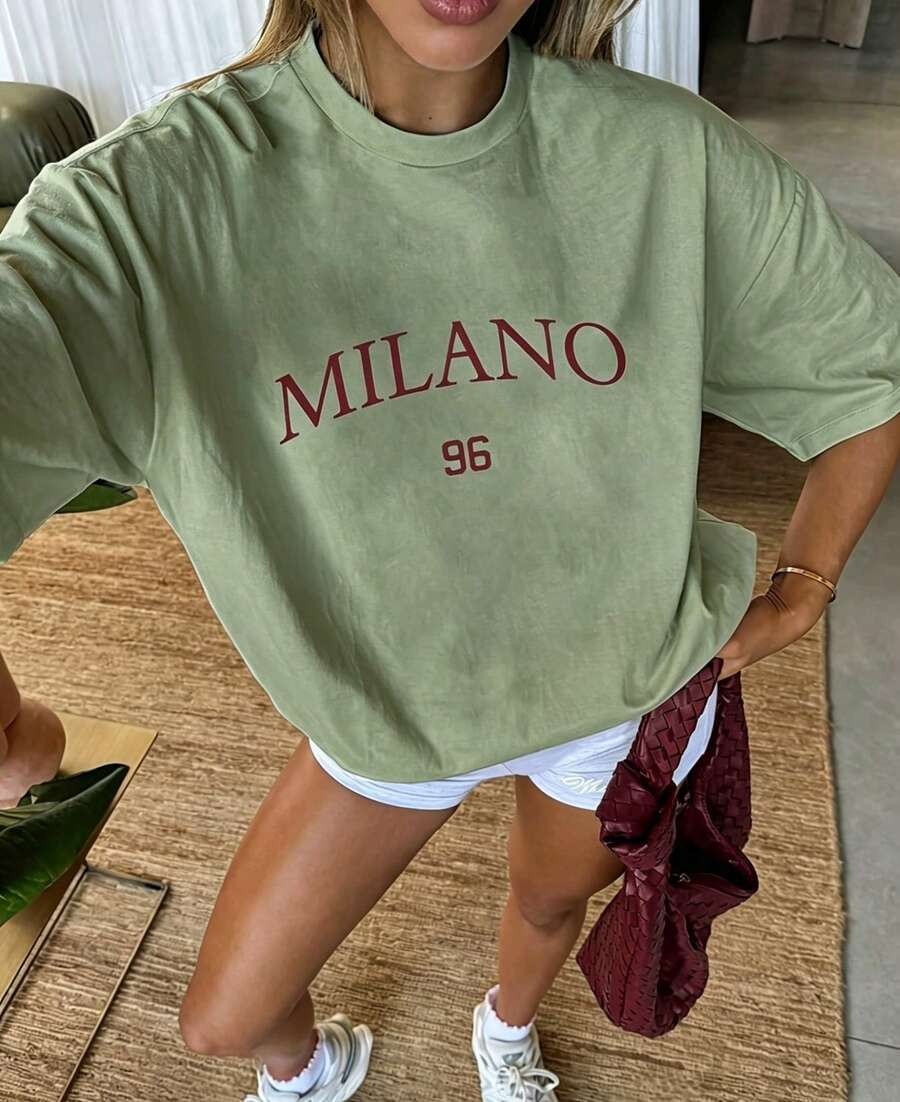 Women T-Shirts - 薄荷綠 - 查看 1