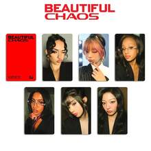 مجموعة 6 بطاقات صغيرة، مجموعة بطاقات عشوائية من ألبوم KATSEYE الجديد BEAUTYFUL CHAOS، مجموعة بطاقات عيون القطة، مجموعة قابلة للجمع للمعجبين - متعدد الألوان - مشاهدة 12