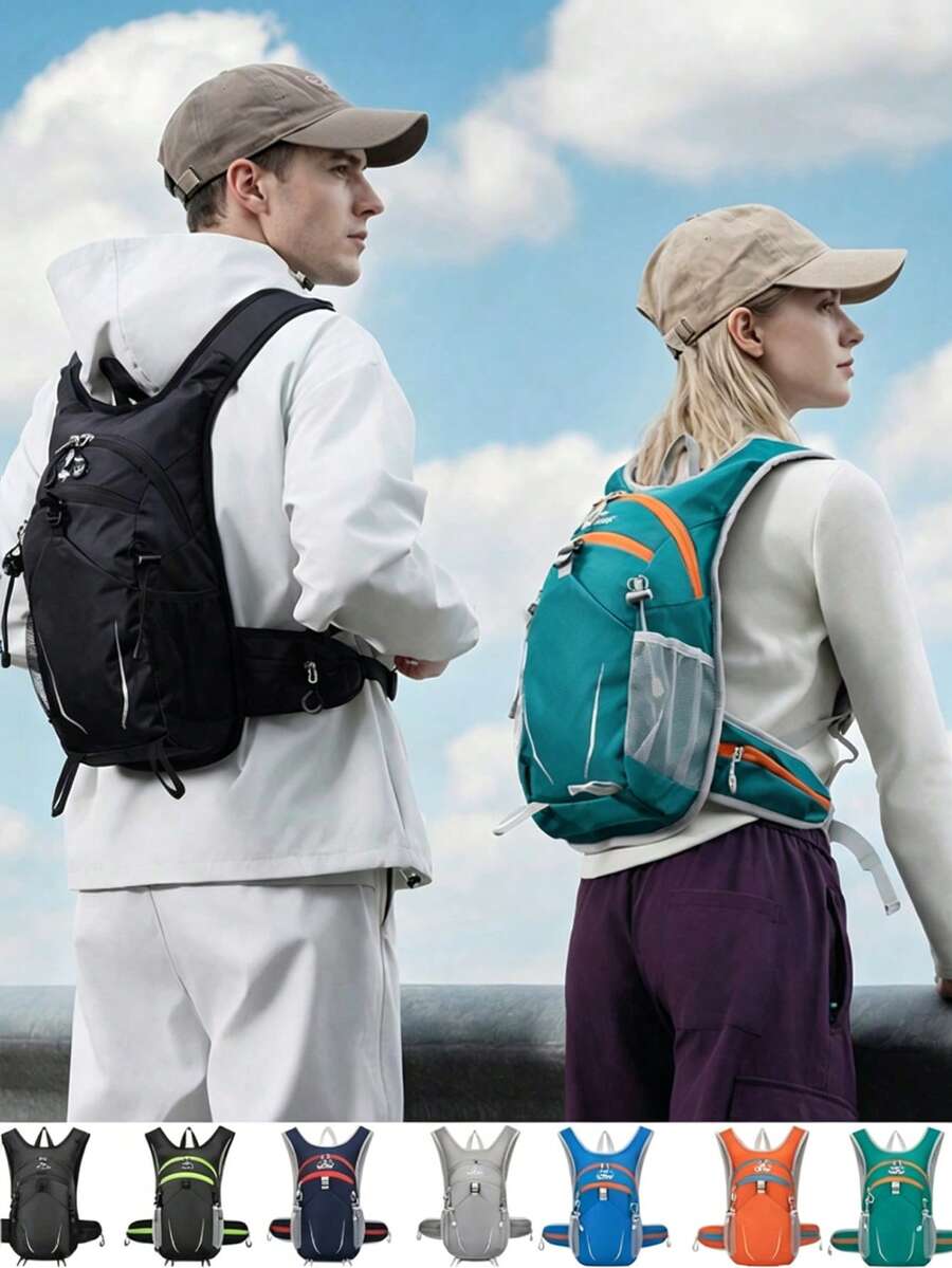 New Sports Hiking Backpack, Unisex, Large Capacity, Fashionable, Waterproof, Lightweight, Commuter Bag, Cycling Backpack, Outdoor Sports Hiking Backpack, Unisex, Fashionable, Lightweight, Commuter Bag, Cycling Backpack - Multicolor - View 1
