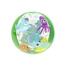 Inflatable Water Toy For Kids, Transparent, Striped, Colorful, For Beach Or Pool Parties, Ball Game - 3 - View 10