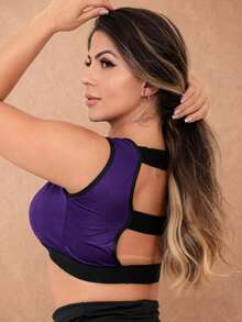 Women Sports Tees & Tanks - Purple - View 2